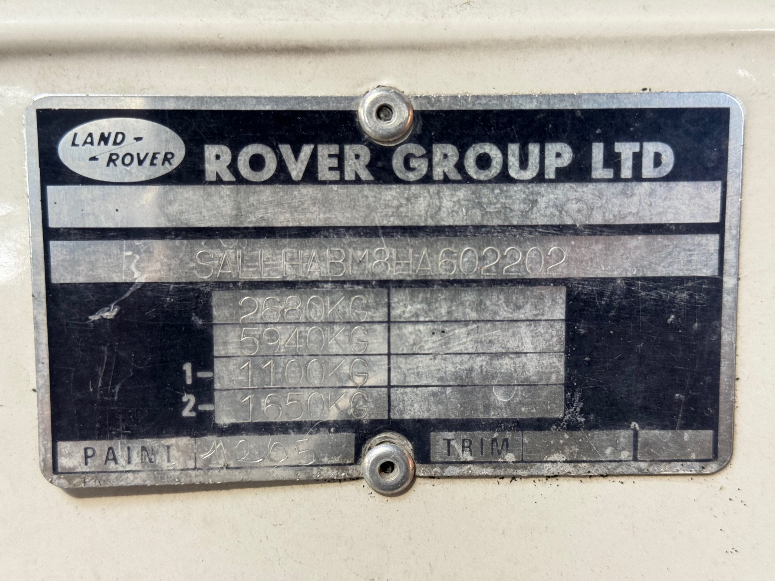 Land Rover Range Rover Classic V8 3.9 3portes